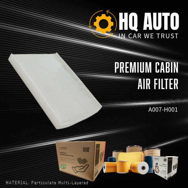 HQ AUTO PREMIUM CABIN AIR FILTER AIA007-H001