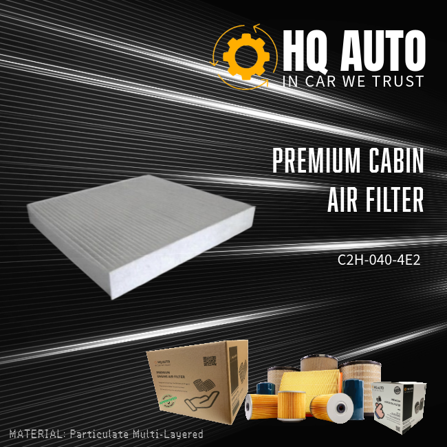 HQ AUTO PREMIUM CABIN AIR FILTER C2H-040-4E2