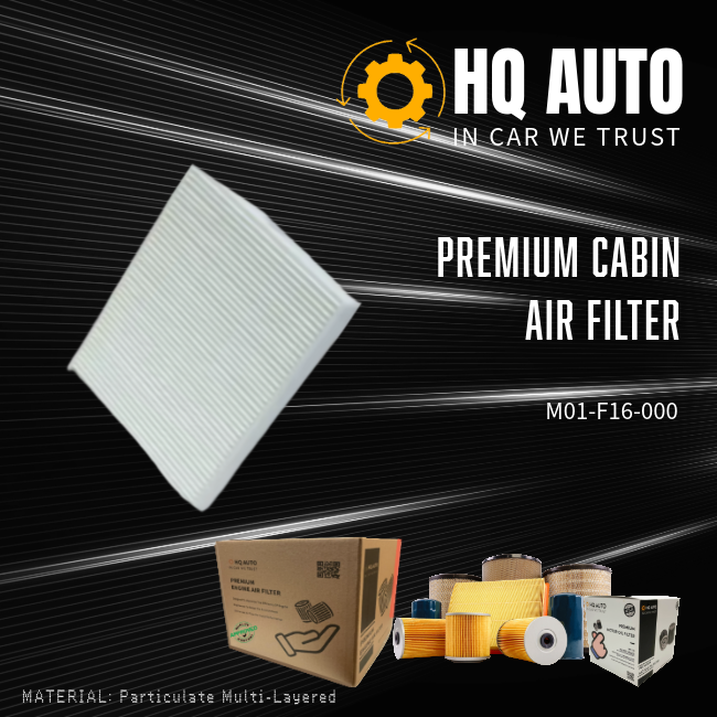 HQ AUTO PREMIUM CABIN AIR FILTER M01-F16-000