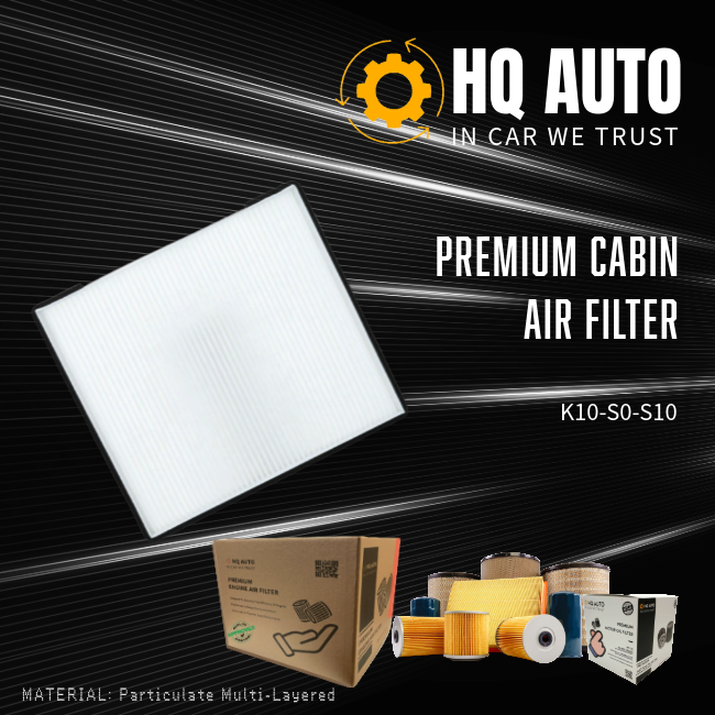 HQ AUTO PREMIUM CABIN AIR FILTER K10-S0-S10