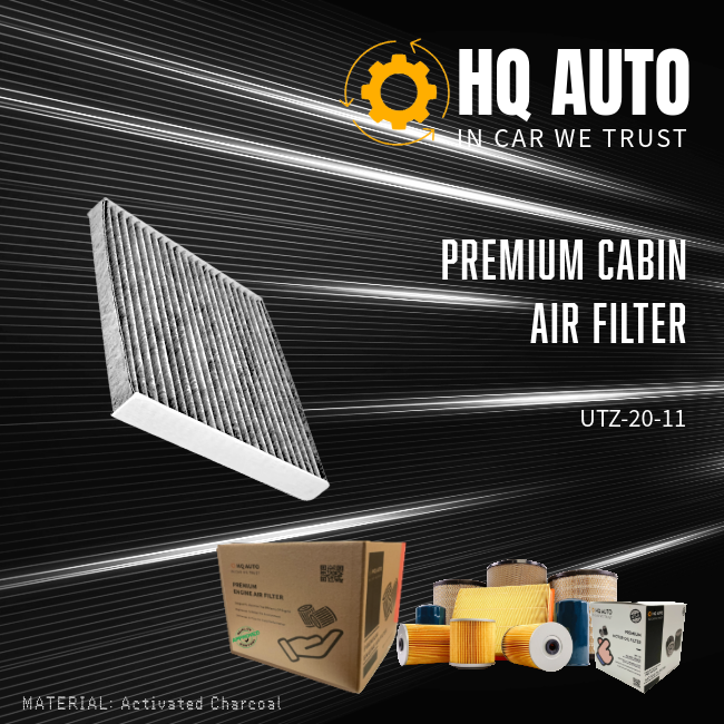 HQ AUTO ACTIVATED CHARCOAL AIR FILTER UTZ-20-11