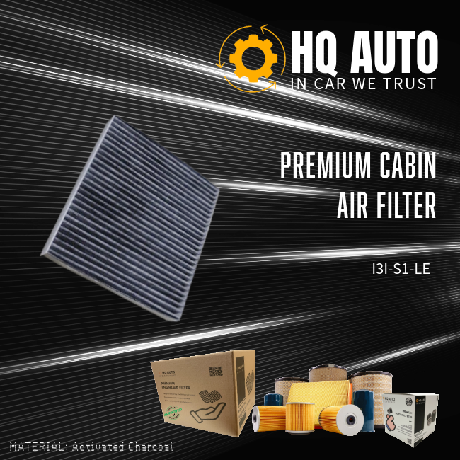 HQ AUTO ACTIVATED CHARCOAL AIR FILTER I3I-S1-LE