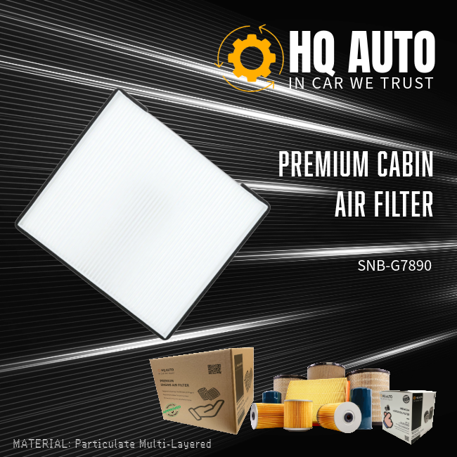 HQ AUTO PREMIUM CABIN AIR FILTER SNB-G7890